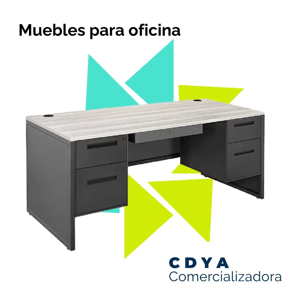 OFICINA CDYA COMERCIALIZ ESCRITORIO LAMINADO GRIS_11zon